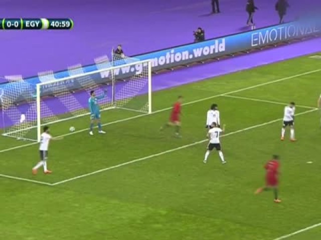 c罗补时梅开二度扳平埃及,c罗补时绝杀比利时原版