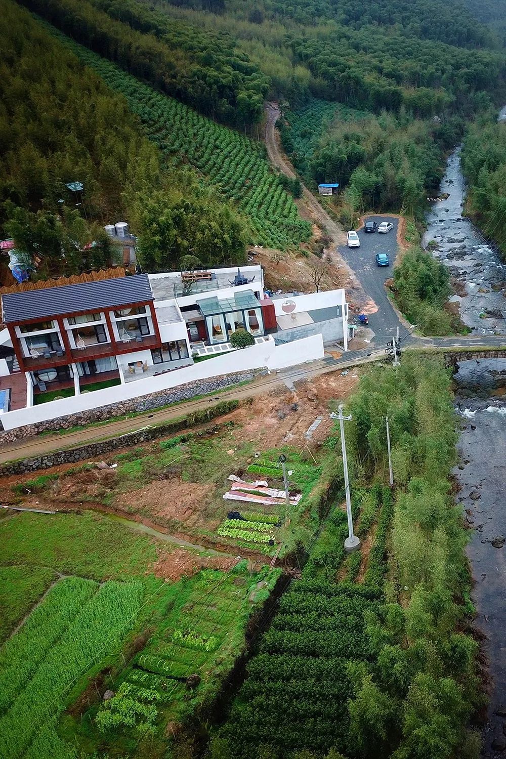 住进莫干山下的“鱼缸”，