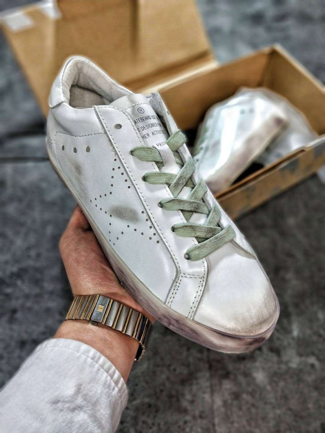 goldengoose脏鞋手工做旧,goldengoose脏鞋做旧