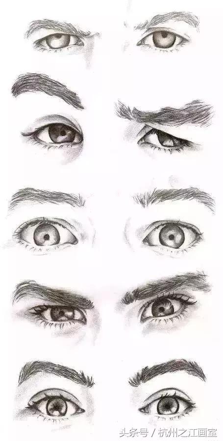 漫画眼睛画法简单又好看,动漫眼睛画法慢教程新手