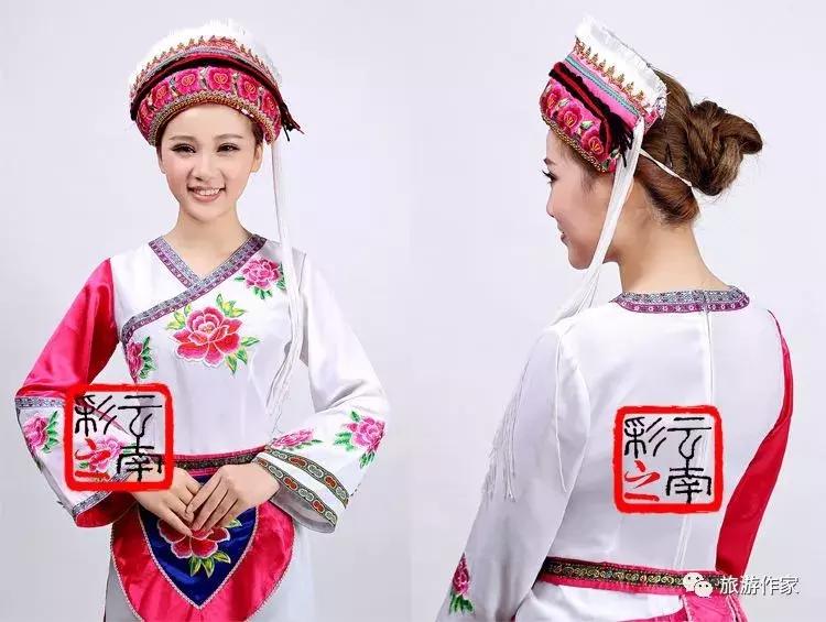 白族服饰帽子妇女,白族服饰配饰