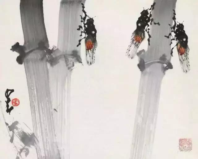 赵少昂花鸟鱼虫图片,中国花鸟大师赵少昂