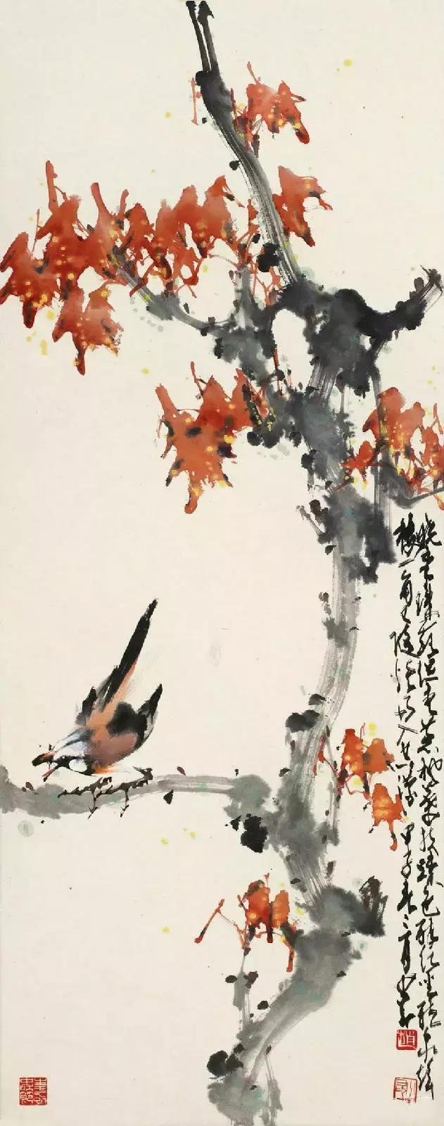 赵少昂花鸟鱼虫图片,中国花鸟大师赵少昂