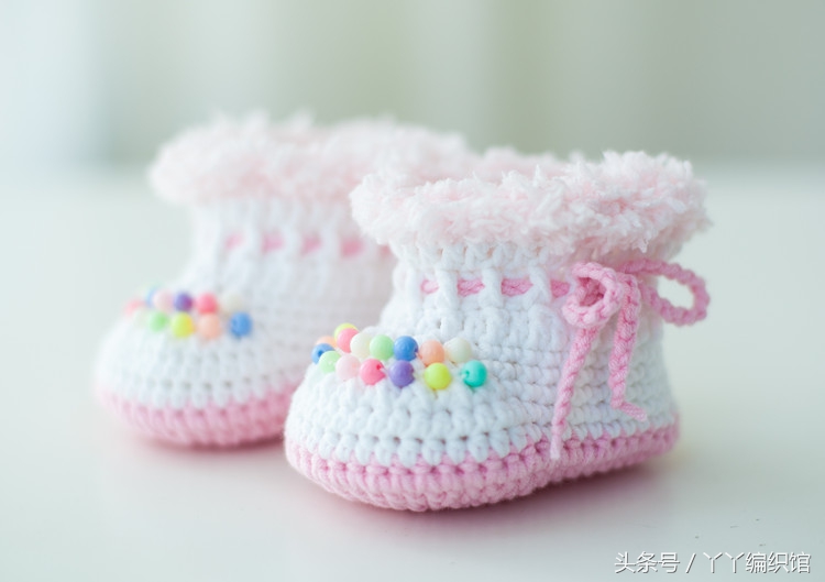 婴儿鞋钩织小靴子教程,宝宝小靴子钩织教程图解