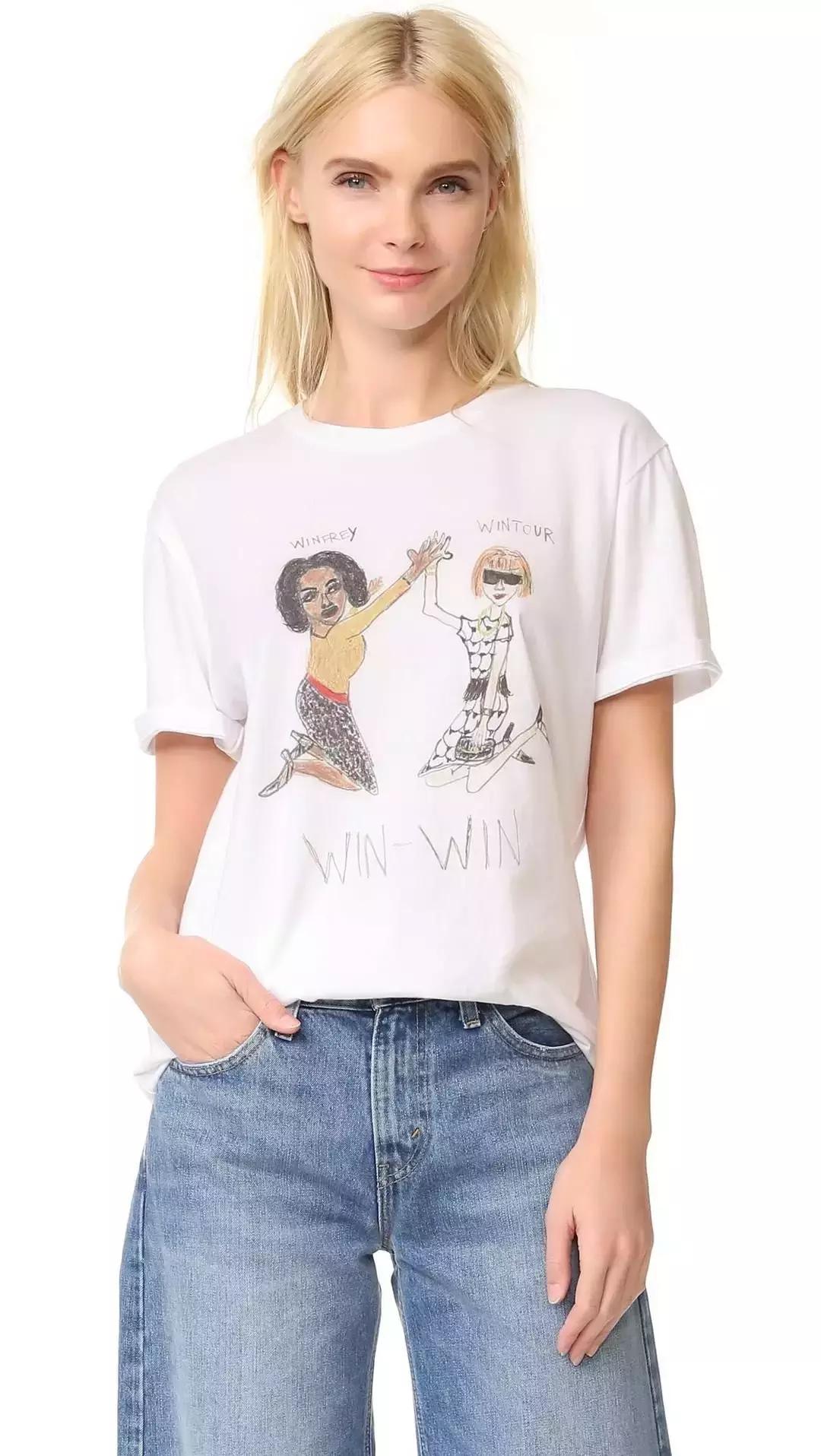 2018最火白T恤清单，林允这件才79元