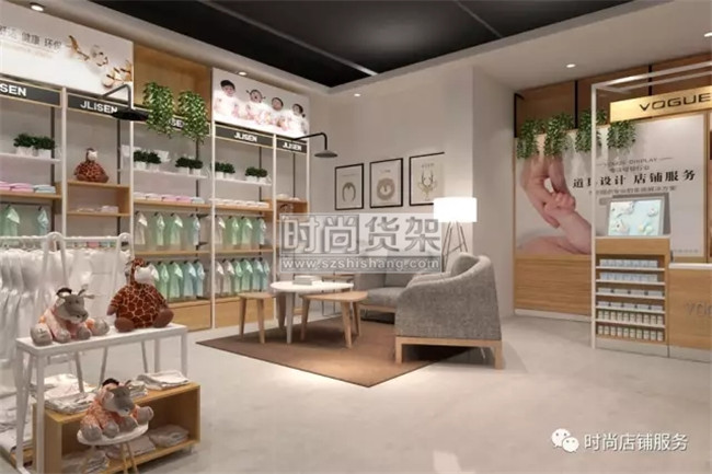 母婴店吊顶装修效果图大全,私人乡镇母婴店装修效果图