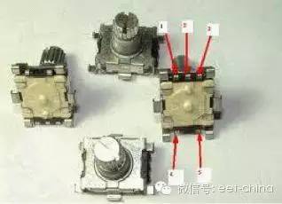 数字旋转编码开关讲解,旋转编码开关3脚原理图