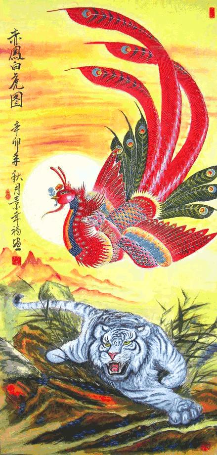 美丽的孔雀和凤凰吉祥的象征,孔雀和凤凰的寓意及象征