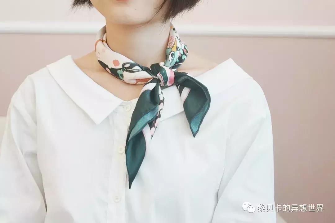 各种丝巾怎么戴,丝巾各种各样戴法