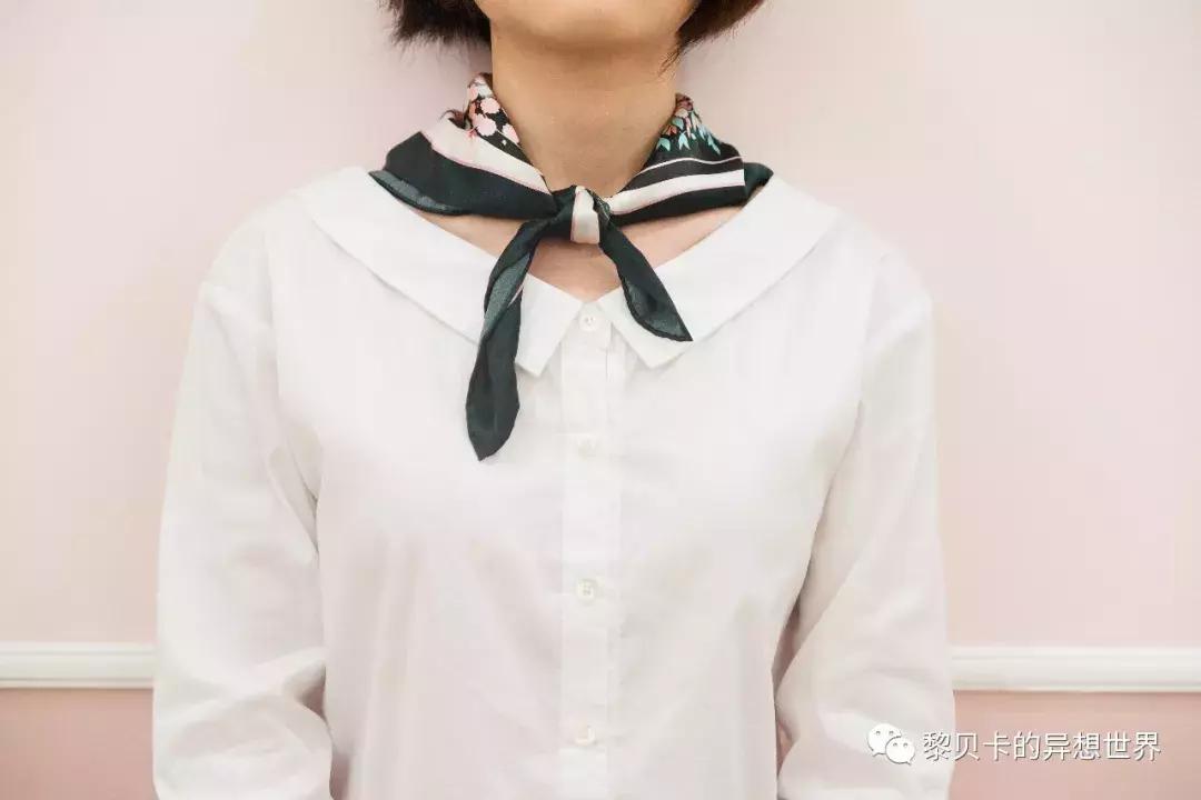 各种丝巾怎么戴,丝巾各种各样戴法