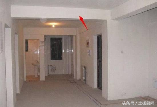 客厅横梁不做吊顶处理效果图,客厅有40公分横梁怎么吊顶