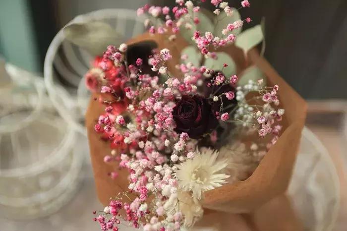 永生花插花制作方法,永生花制作教程520