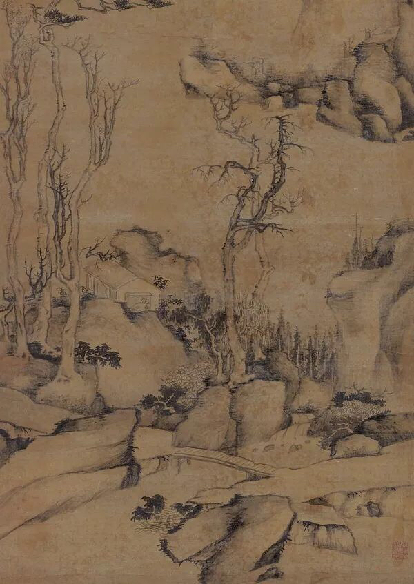 老来泓颖不嫌枯，扫落云山淡欲无。翻笑为霖手颠倒，最分明