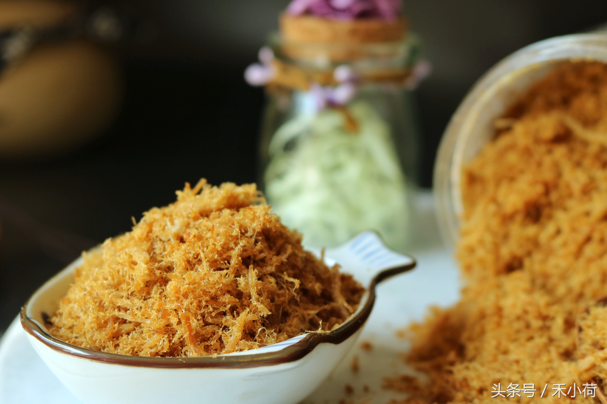 自制鸡胸肉肉松怎么蓬松不发硬,自己做的肉松为什么干干的不蓬松