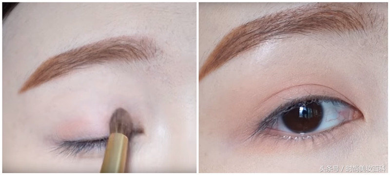 单眼皮肿眼泡清爽眼妆教程,初学者单眼皮小眼睛清爽眼妆