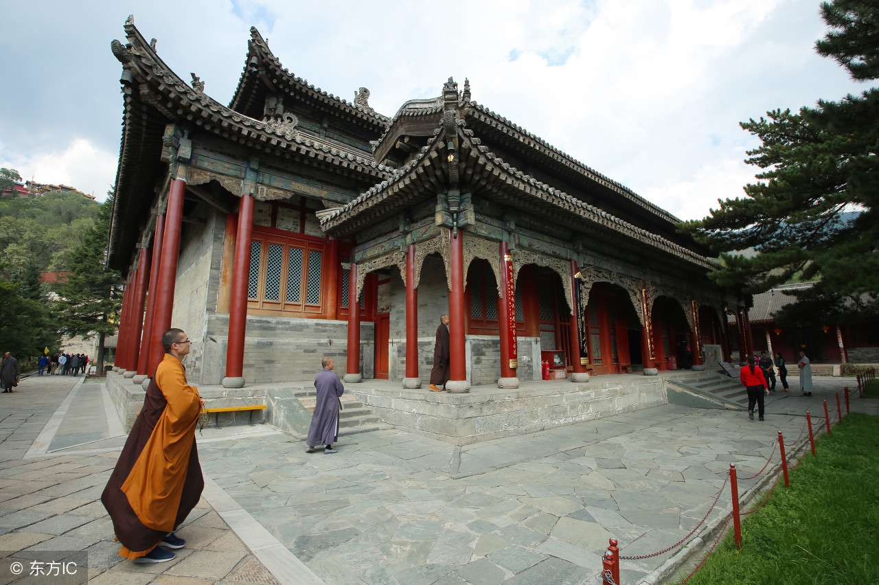 五台山最具建筑特色的寺庙,五台山古佛寺