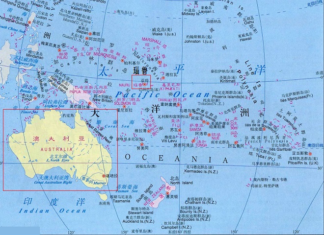 澳大利亚和瑙鲁:大洋洲国土面积最大和最小国家,面积差32万倍