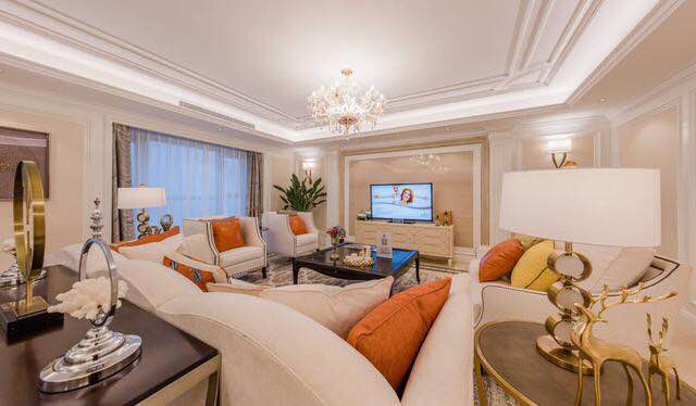 万达公馆精装效果图,万达公馆140平精装