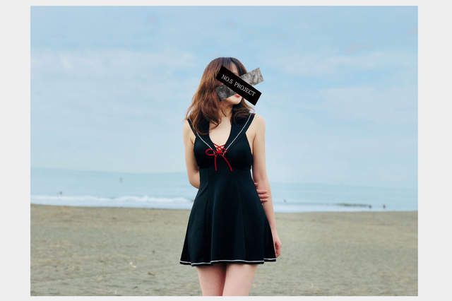 夏日泳装水手服,泳衣日系水手服