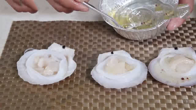 烤扇贝粉丝蒜蓉做法烤箱,蒜蓉粉丝烤扇贝的正宗做法