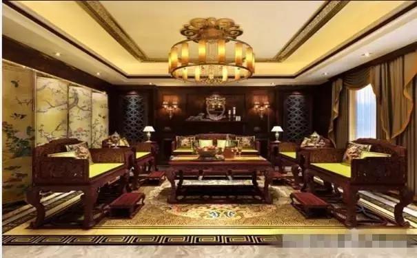 新中式红木沙发客厅效果图,怎么让红木沙发装修成现代风格