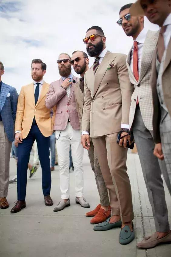 胖男人穿出来商务范,胖男人穿衣服提升气质