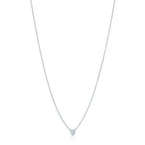 唐嫣同款钻石锁骨项链,唐嫣代言玫瑰金锁骨链