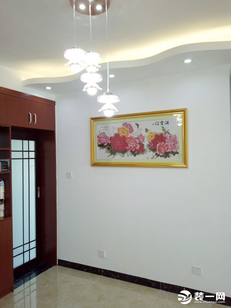 曲靖吊顶装修设计效果图客厅,曲靖123平米轻奢装修效果图