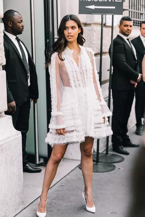 杨幂穿搭新中式同款香云纱,杨幂穿纱裙美上天