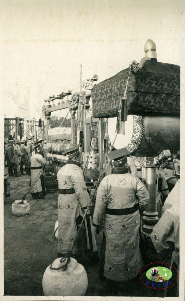 老照片1913年袁世凯天坛祭天,袁世凯祭天大典照片