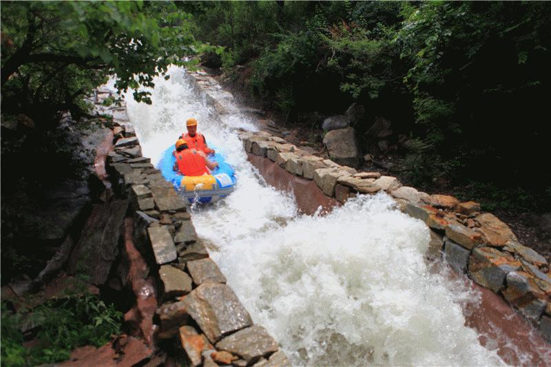 五一北京密云清凉谷玻璃栈道,密云清凉谷游玩照片