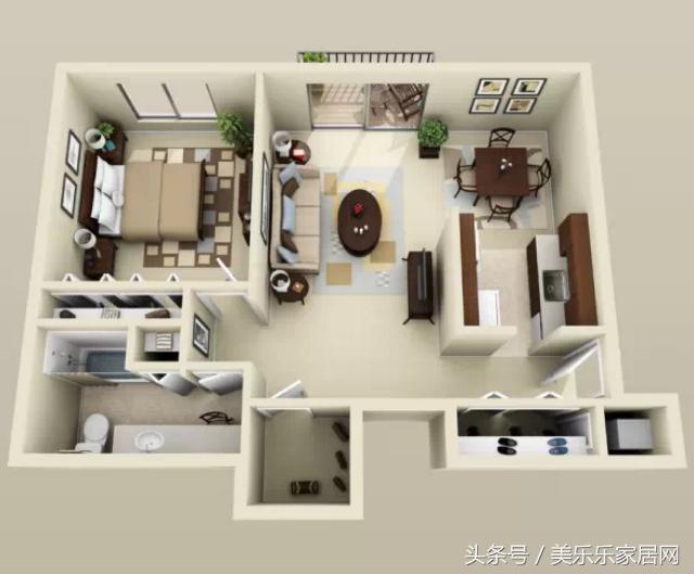 新房装修小三室效果图,如何自己设计装修房子3d效果图