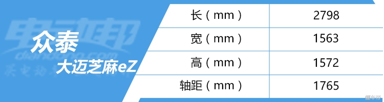 众泰新能源车芝麻ez续航330公里,众泰芝麻2017款续航测评