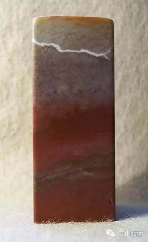 寿山石瑕疵品篆刻,寿山石表面有裂纹