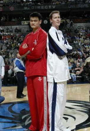 国内最伟大100位运动员姚明,世界上最高的姚明