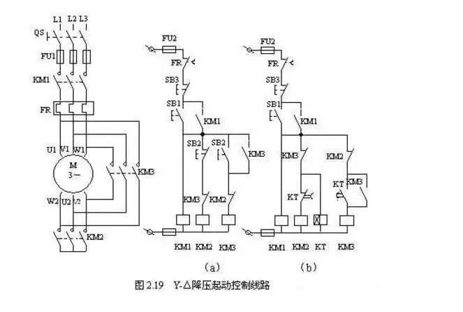 两台电机顺序启动控制线路图,电机控制线路图大全图解