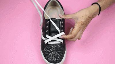 adidas贝壳头鞋带不打结系法,怎么鞋带不打结也不会松开篮球鞋