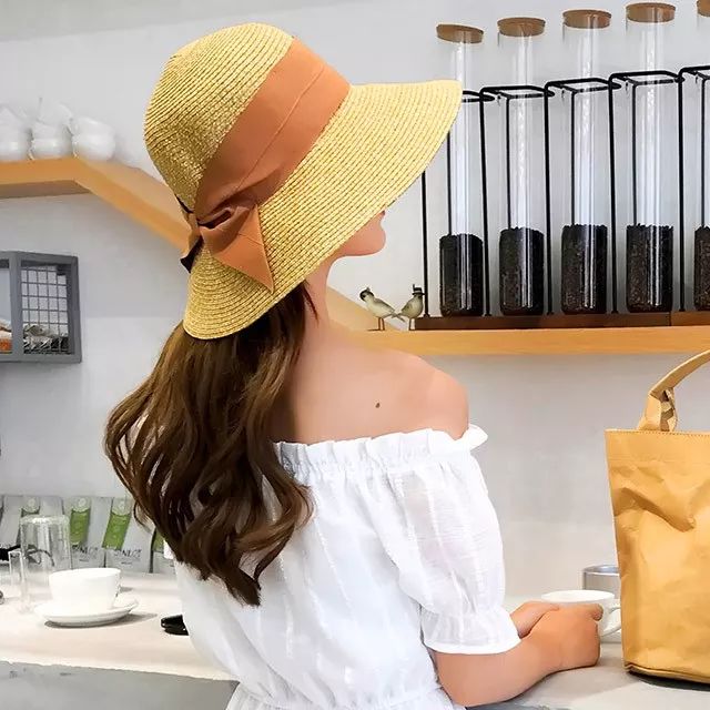 可以折叠的遮阳帽子,可折叠漂亮的夏季帽子