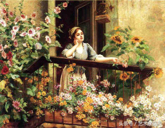 一组油画静物作品欣赏,一组好看的风景油画图
