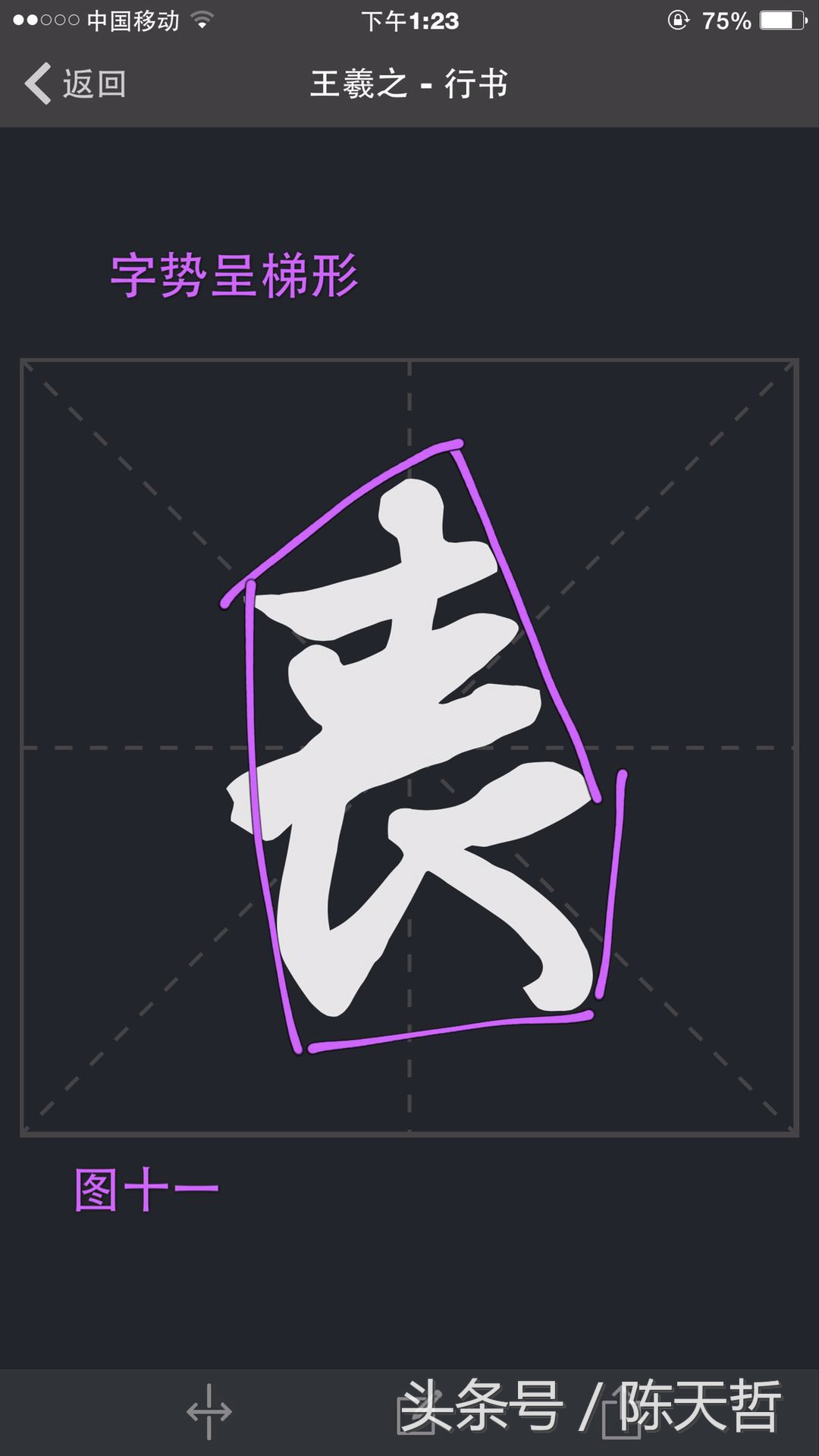 丧乱帖王羲之,王羲之丧乱帖章法分析图