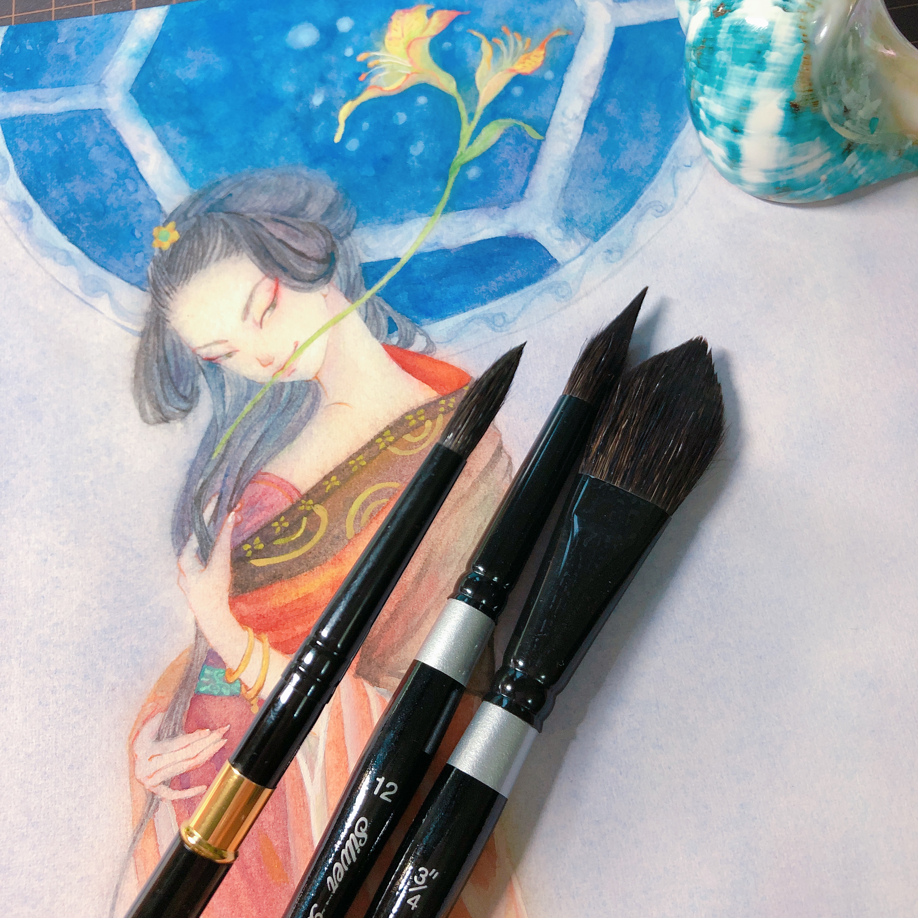 白夜水彩,白夜水彩分享