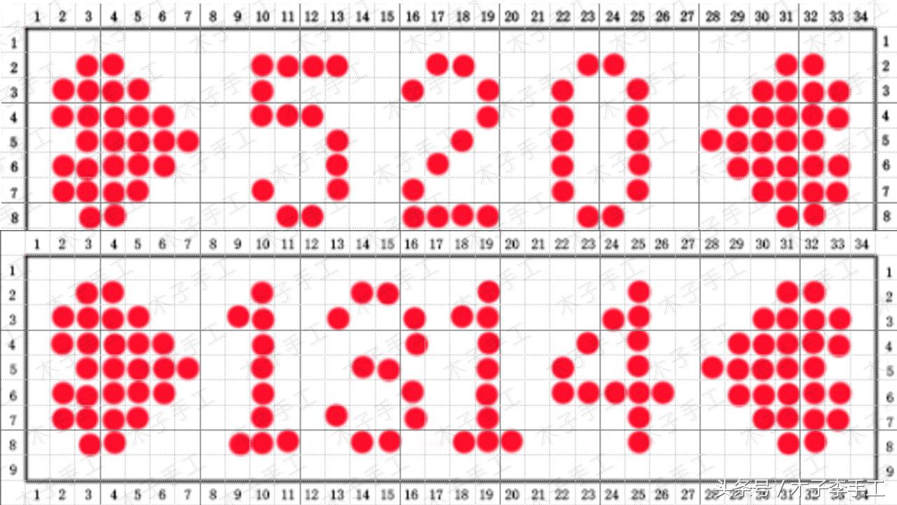 编织达人教你做5201314情侣字板手链，超详细