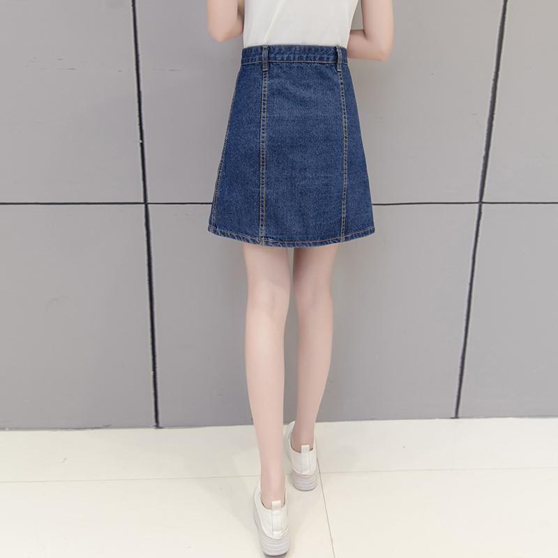 半身裙小清新搭配夏季,白t恤搭配半身裙减龄大气