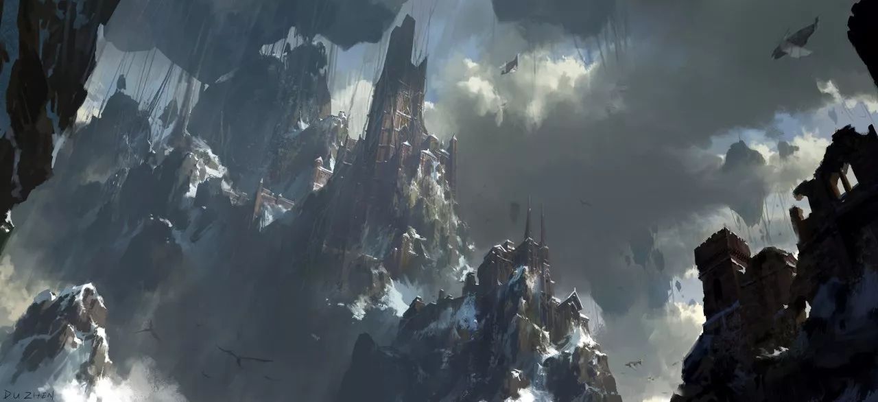 中式场景原画设计教程,国人插画师写实风格的插画欣赏