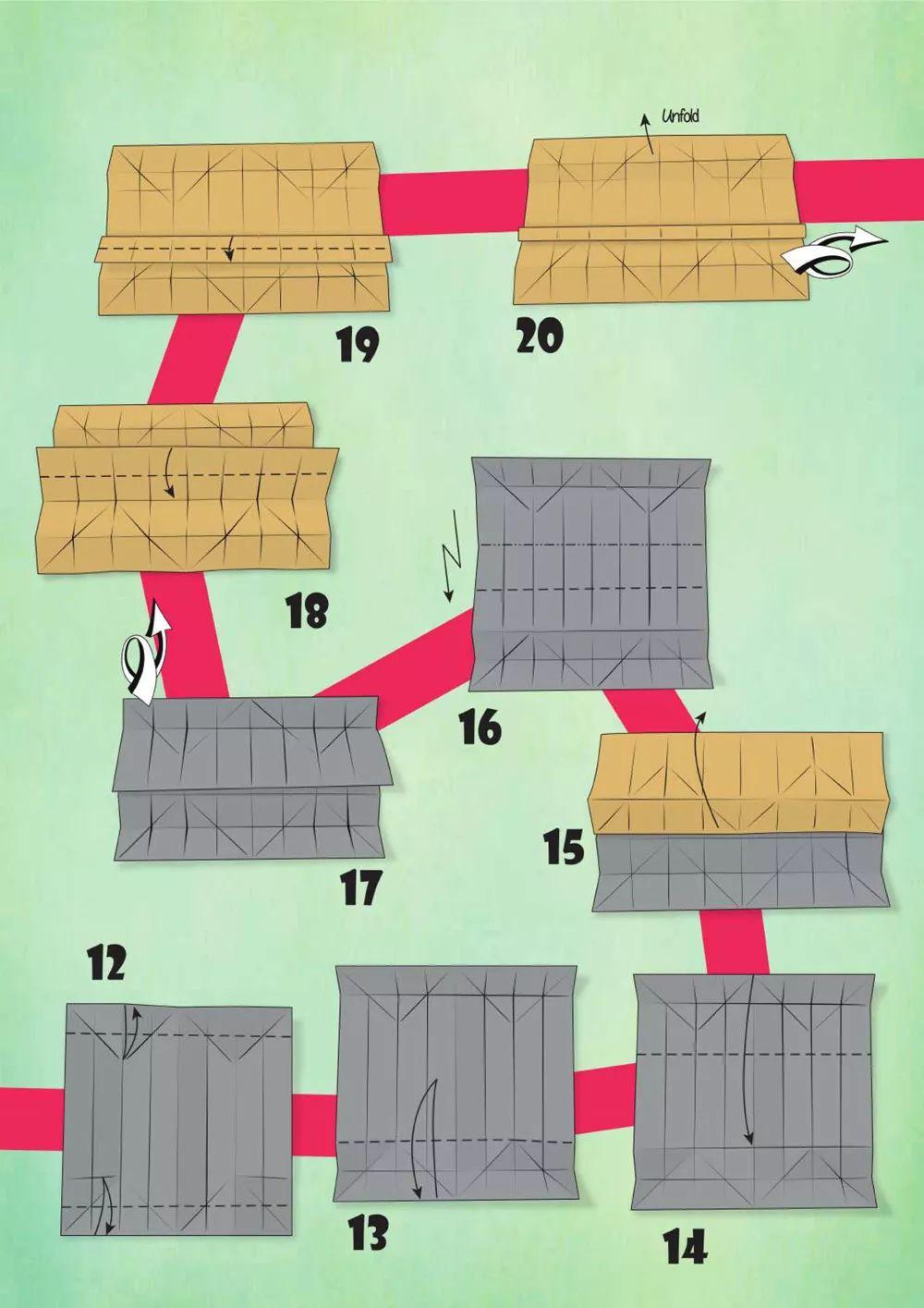 今天来折老虎吧，不难的