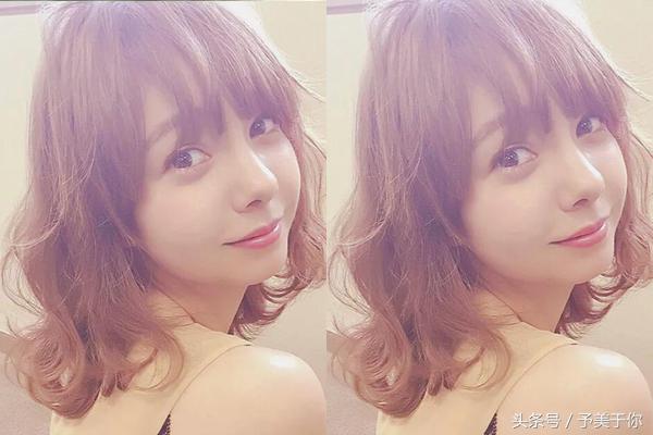 适合中长发的懒人烫发,齐肩短发法式慵懒烫发
