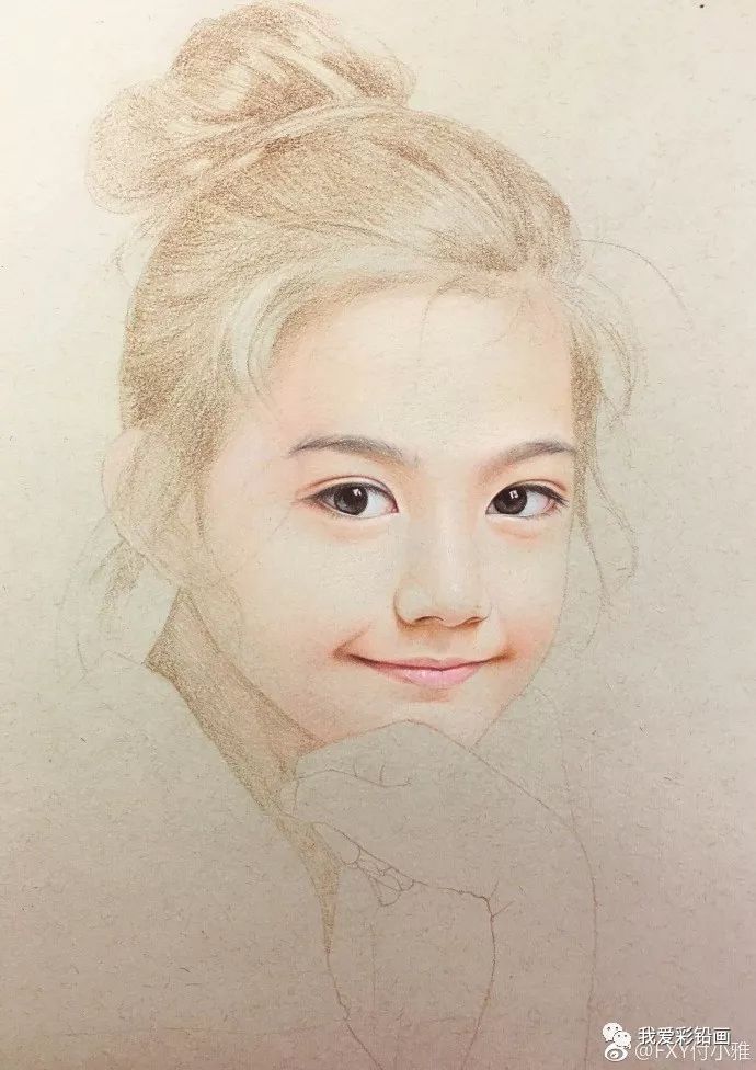 彩铅手绘图片唯美人物,彩铅手绘动漫人物女孩