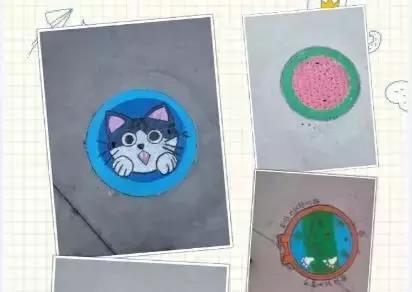 30所职校为井盖“整容”，以画会友，你的学校技术如何？