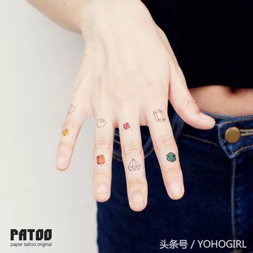 小清新简单的纹身,文艺清新纹身贴