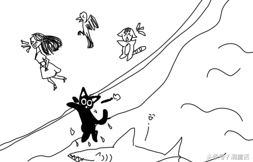 漫画｜混小贝漫游世界：当喵星人乱入水族馆···